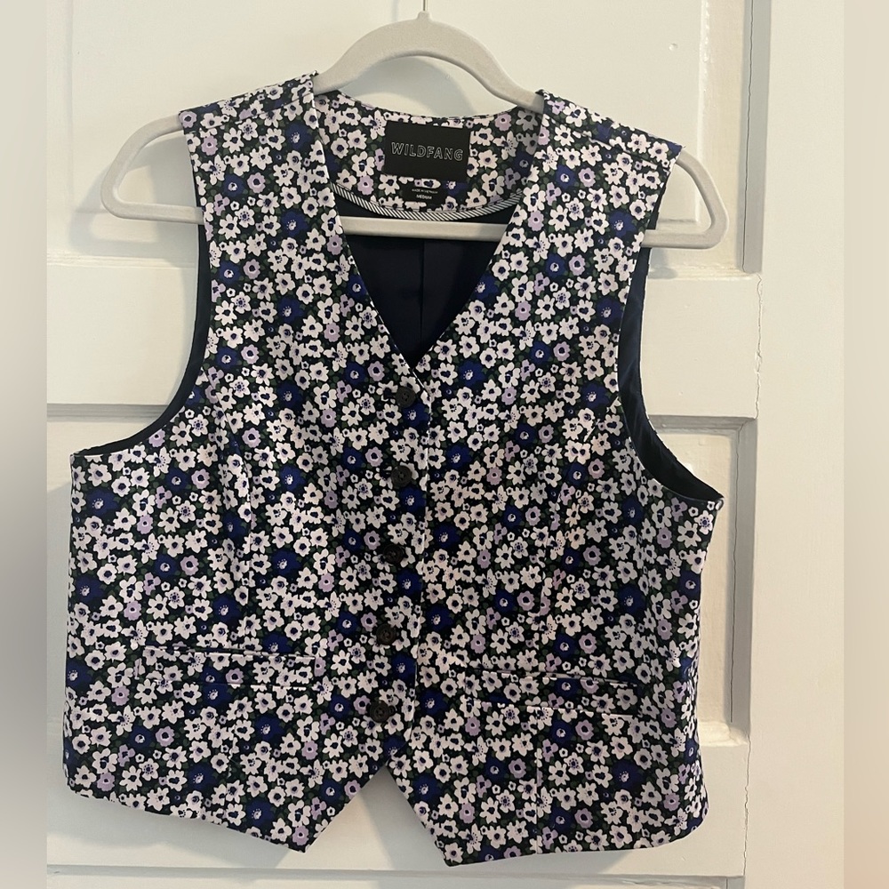 Wildfang Floral Vest